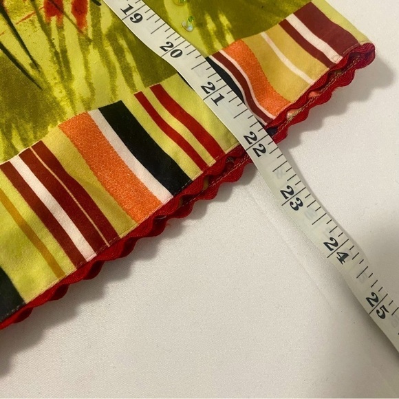 NYC Design Company Beautiful Autumn Colors Graphic Print Skirt 10P Beautiful - Picture 14 of 14